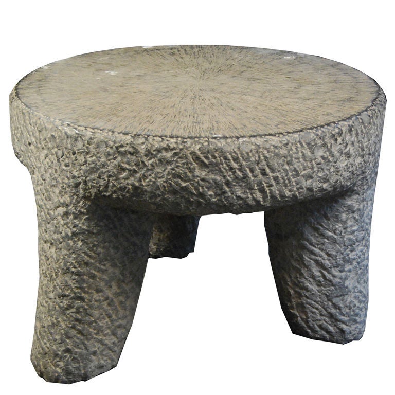 19th Century Chinese Limestone Table