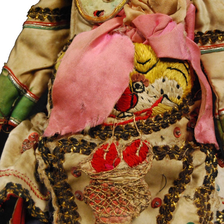 Silk 19th Century Chinese Opera Puppet