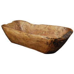 19th Century Provincial Chinese Wooden Bowl
