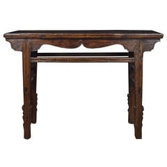 19th Century Chinese Sword Leg Altar Table