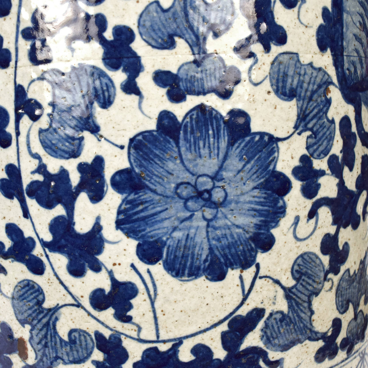 Ceramic Chinese Blue and White Umbrella Containers