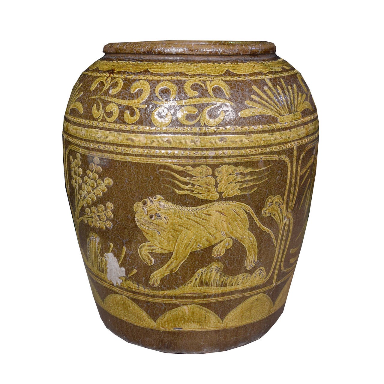 100 year old chinese egg pots