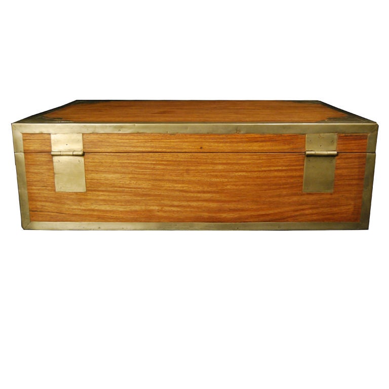 Fine Huanghuali Trunk with Brass Fittings 2