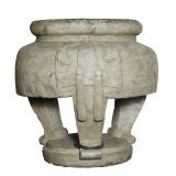 19th Century Chinese Limestone Pedestal