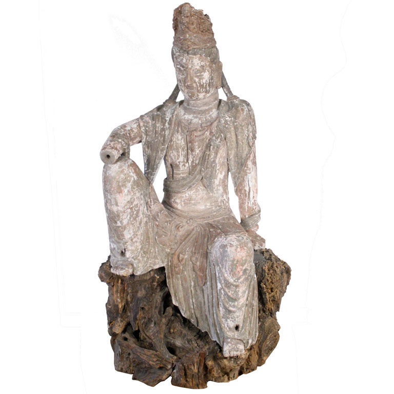 Monumental 18th century Chinese Bodhisattva