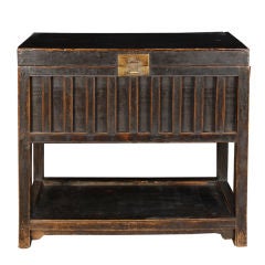 Antique 19th Century Chinese Trunk Form Table