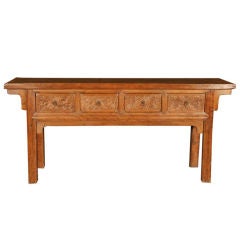 19th Century Chinese Four Drawer Altar 10