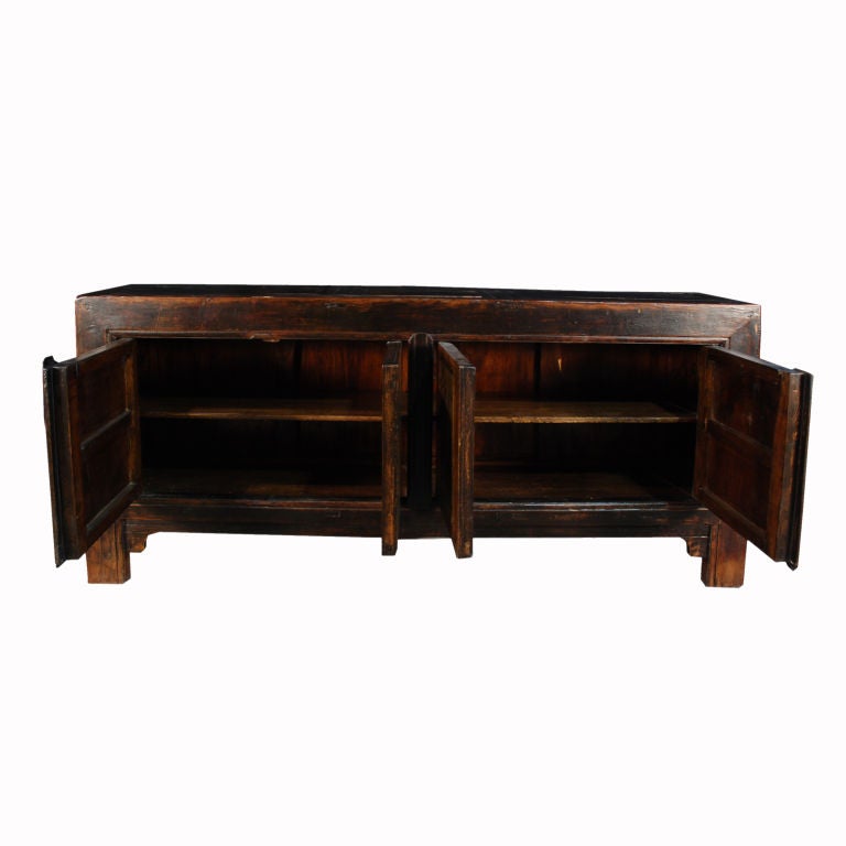 19th Century Mongolian Folk Painted Coffer