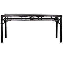 19th Century Chinese Ruyi Ribbed Plank Top Altar 6