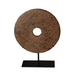 Stone Bi Disc on Stand