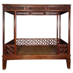 Antique 19th Century Chinese Canopy Bed