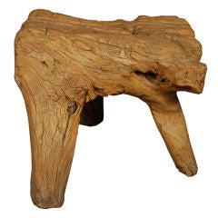 Early 19th Century Chinese Scholars' Root Stool