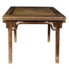 19th Century Chinese Eight Immortals Puddingstone Top Table
