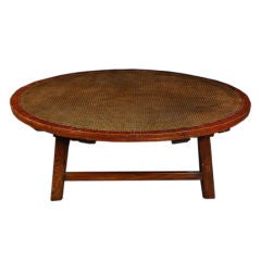 Antique Early 20th Century Chinese Low Round Table