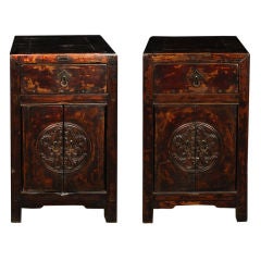 Pair of 19th Century Chinese Chests with Dragons