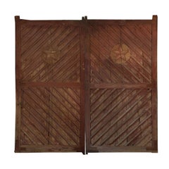 Antique Chinese Grand Courtyard Doors, c. 1900