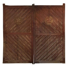 Pair of Chinese 20th Century Grande Courtyard Doors 9