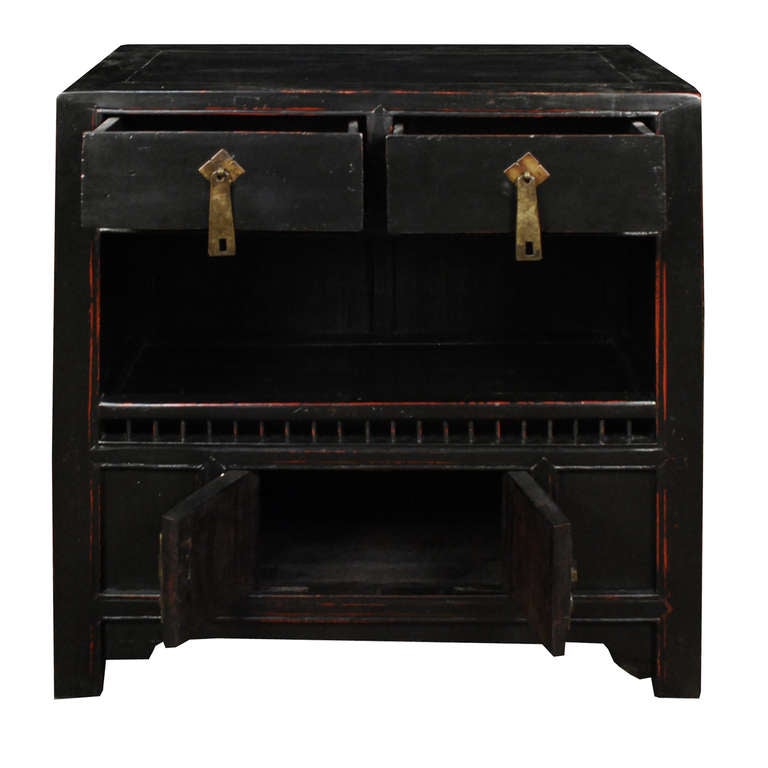 19th Century Chinese Two Door Two Drawer Chest
