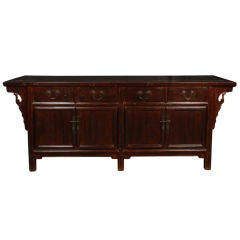 19th Century Chinese Four Door Four Drawer Coffer