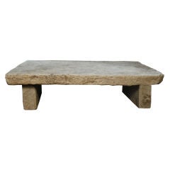 17th Century Chinese Marble Pedestal Table