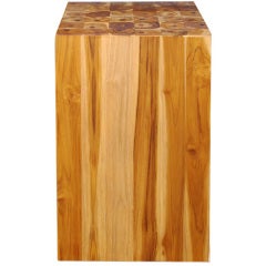 20th Century Block Stool