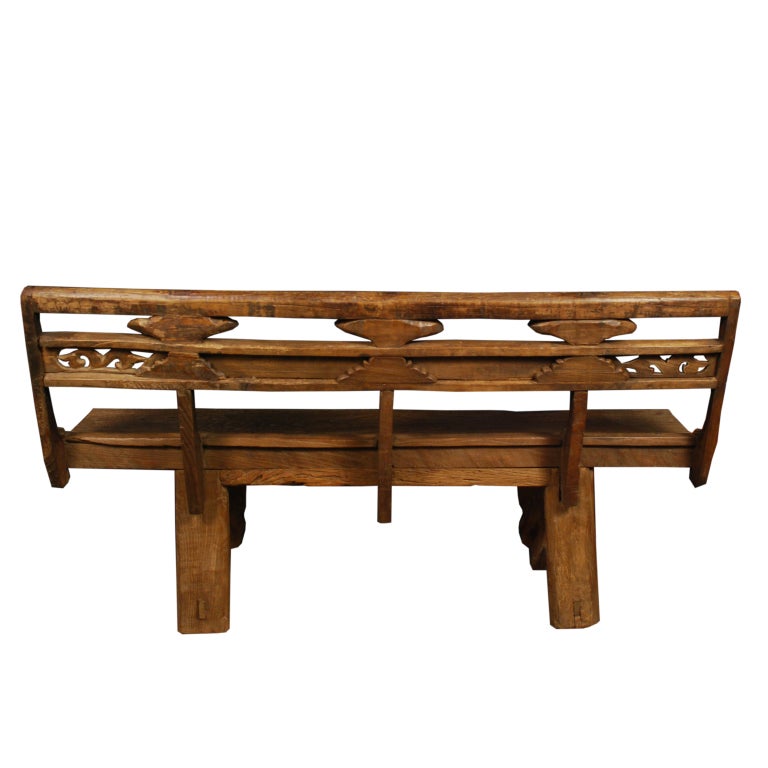 19th Century Provincial Chinese Village Bench 2