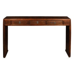 19th Century Chinese Altar Table with Three Drawers