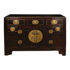19th Century Chinese Five Drawer Two Door Coffer