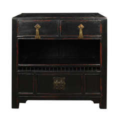 19th Century Chinese Two Door Two Drawer Chest