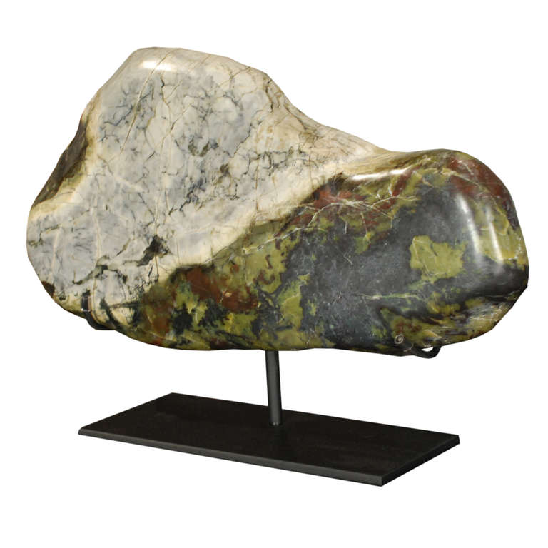 Chinese Meditation Stone on Stand