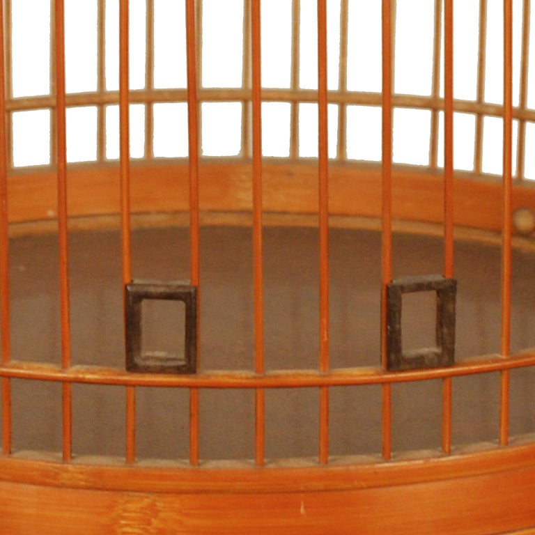 19th Century Chinese Bamboo Bird Cage 1