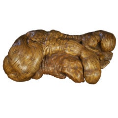 "Sleeping Qilin" Chinese Scholars' Root Sculpture 1