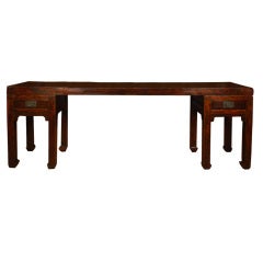 19th Century Chinese Pedestal Altar Table