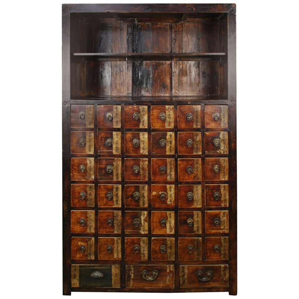 19th Century Chinese Apothecary Cabinet