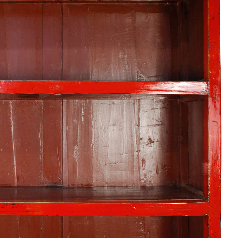 bookcase red