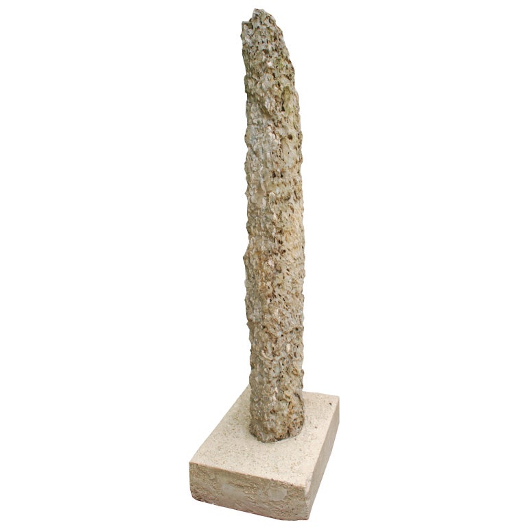Chinese Taihu Stone with Concrete Base