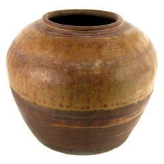 19th Century Chinese Ceramic Food Storage Vessel