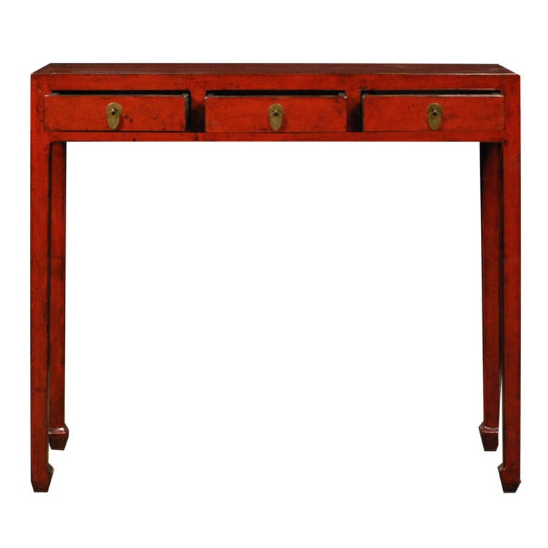 Shallow Three-Drawer Altar Table
