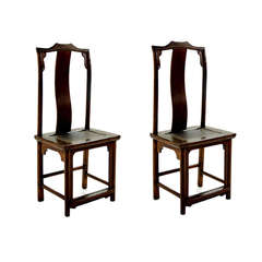Antique Pair of Early 20th Century Chinese Chair