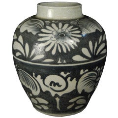 Early 20th Provincial Chinese Blue and White Urn