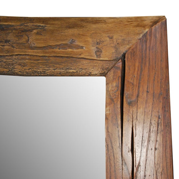 A 20th century Chinese reclaimed elmwood framed mirror.

Pagoda Red Collection #:  CAI003


Keywords:  Frame, mirror