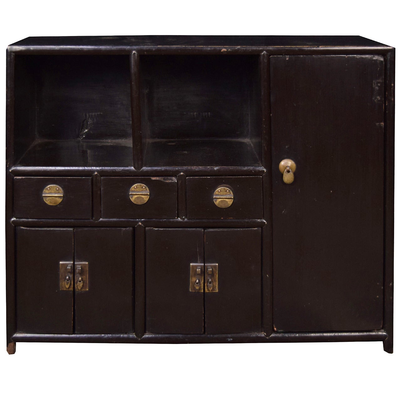 19th Century Chinese Petite Collector's Cabinet