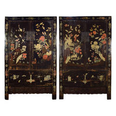 Pair of 19th Century Chinese Painted Cabinets 10