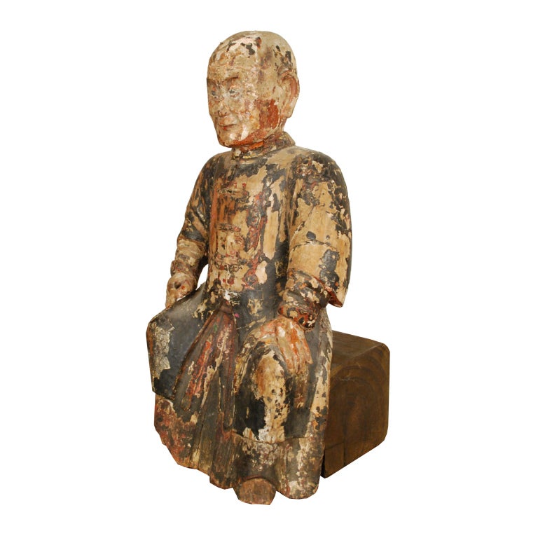 19th Century Chinese Altar Figure