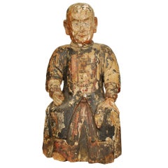 Antique 19th Century Chinese Altar Figure