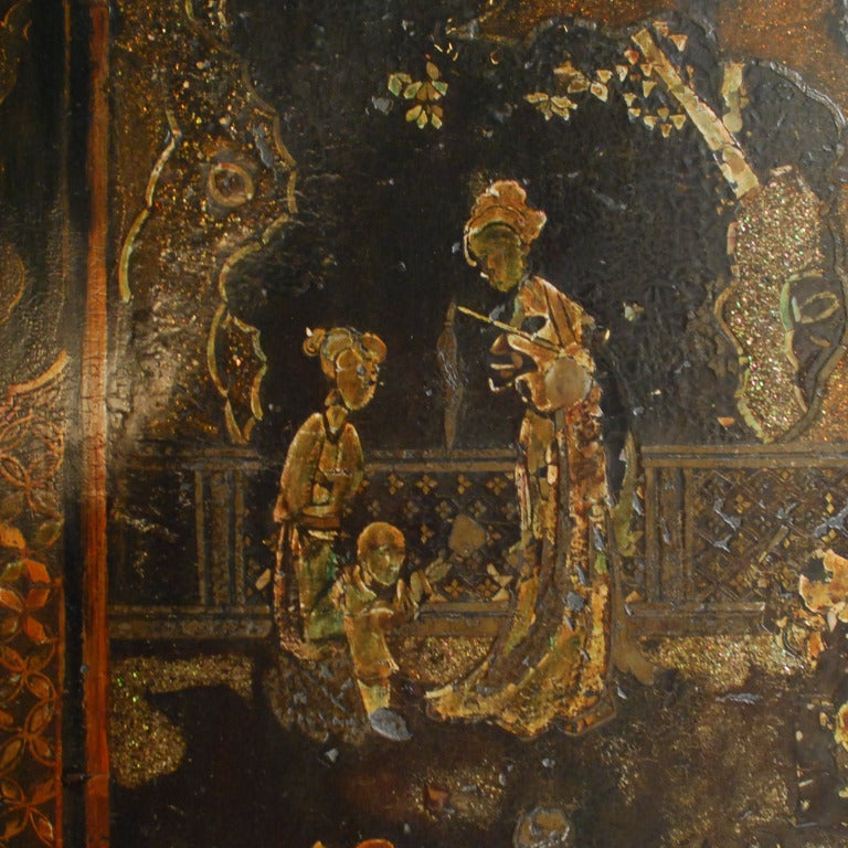 19th Century Chinese Mother-Of-Pearl Inlaid Table 1