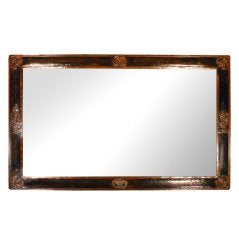 19th Century Chinese Monumental Wu Fu Frame with Mirror