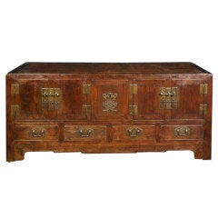 Antique 19th Century Chinese Kang Chest