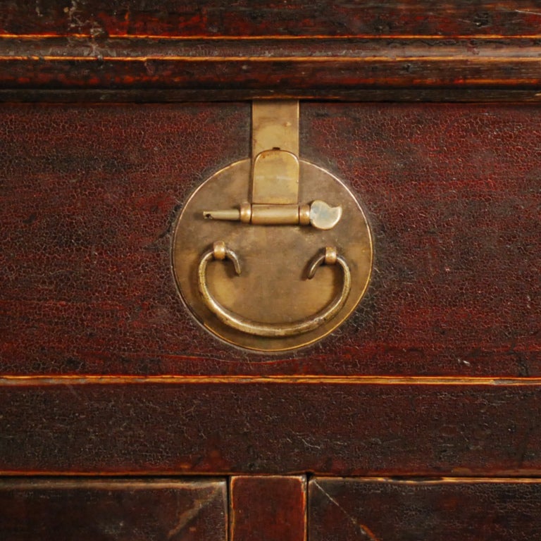 Elm 19th Century Chinese Altar Coffer