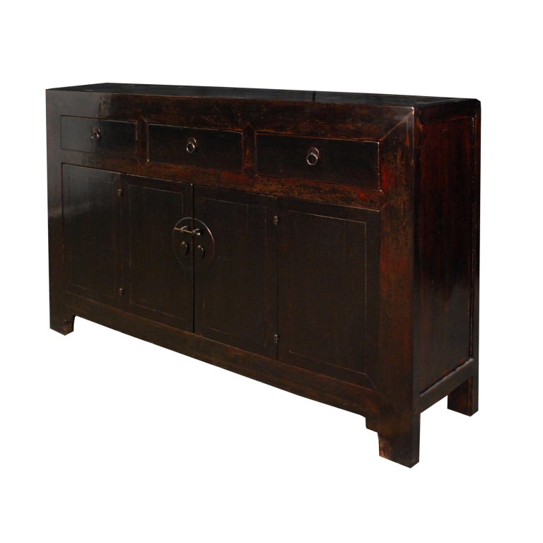 Cypress 19th Century Chinese Square Corner Coffer